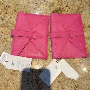 ROOTS Kobo  touch Pink leather case